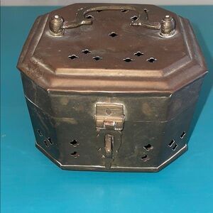 Vintage Brass Decorative Box